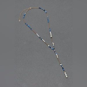Lucky Brand Bead Celestial Y Necklace